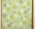 Photo3: Noren Japanese Curtain Doorway NM SD green clover 85 x 150 cm   (3)