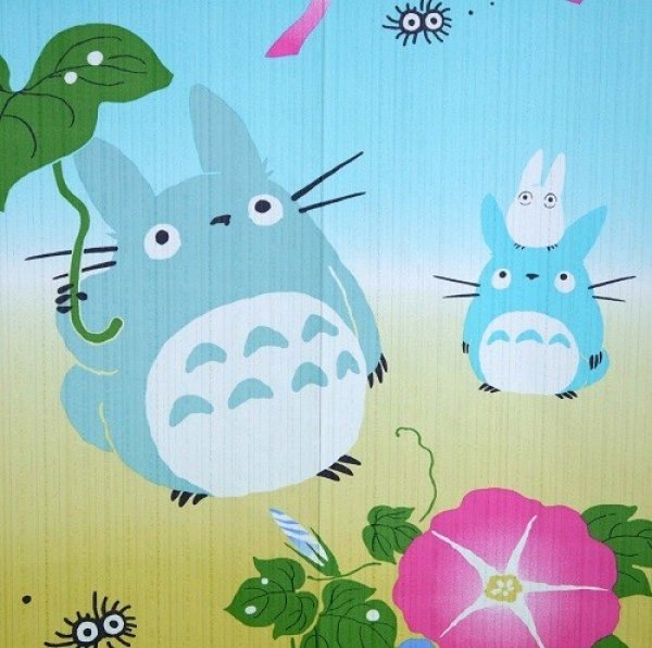 Photo3: Noren Japanese Curtain Doorway NM SD My Neighbor Totoro summer 85 x 150 cm