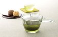 Photo1: Japanese tea pot 260ml by Iwaki heat-resistant glass (1)