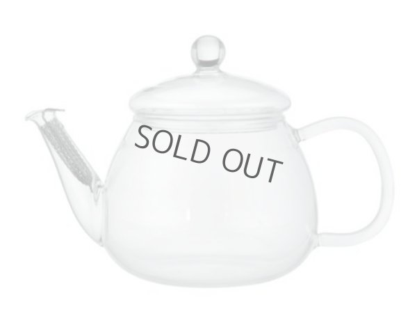 Photo1: Japanese tea pot 500ml by Iwaki heat-resistant glass