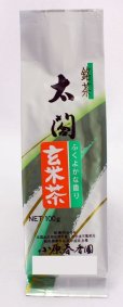 Photo4: High class Japanese tea Taiko Genmaicha brown rice tea in Kagoshima 100g (4)