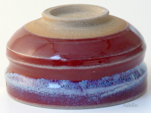 Other Images1: Arita porcelain Japanese tea bowl Tatusa red glaze kubo chawan Matcha Green Tea 