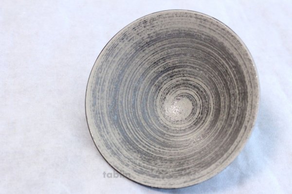 Photo2: Arita porcelain Japanese tea bowl Kurouchi ha Kyohei M chawan Matcha Green Tea 