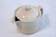 Photo4: Hagi yaki ware Japanese tea pot Himetuti with stainless tea strainer 280ml (4)