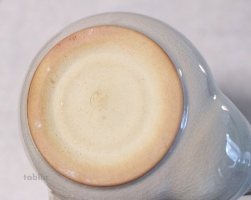 Other Images1: Hagi yaki ware Japanese tea pot Botan kyusu with stainless tea strainer 340ml