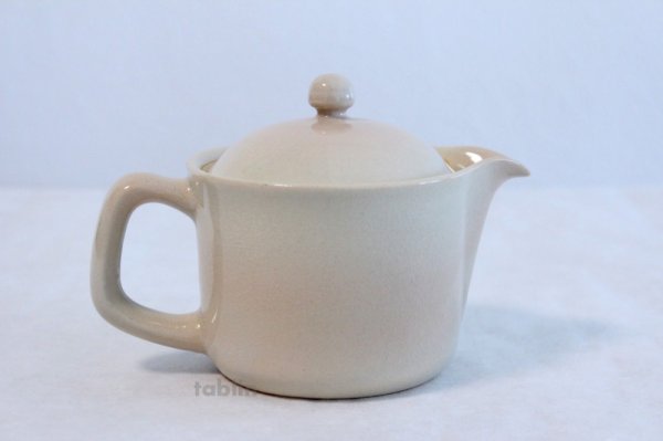 Photo3: Hagi yaki ware Japanese tea pot Himetuti with stainless tea strainer 280ml