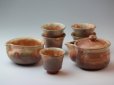 Photo1: Japanese tea set pot cups yusamashi Houhin Ayado pottery tea strainer 190ml (1)