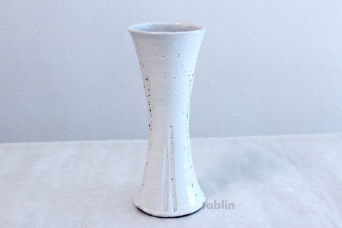 Other Images3: Hagi yaki ware Japanese vase white glaze hanaike Yuuka H 22cm