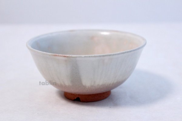 Photo2: Hagi yaki ware Japanese rice bowl Ginbai kumi set of 2