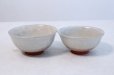 Photo1: Hagi yaki ware Japanese rice bowl Ginbai kumi set of 2 (1)