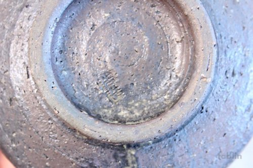 Other Images1: Shigaraki pottery Japanese tea bowl Kobiki nagashi roku chawan Matcha Green Tea 