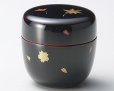 Photo4: Tea Caddy Japanese Natsume Echizen Urushi lacquer Matcha container sakura momiji (4)