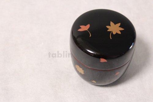 Other Images2: Tea Caddy Japanese Natsume Echizen Urushi lacquer Matcha container sakura momiji