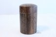 Photo2: Tea Caddy wooden fired wood tea container made from natural wood size:M (2)