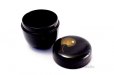 Photo1: Tea Caddy Japanese Natsume Echizen Urushi lacquer Matcha container gold pine (1)