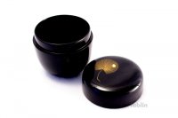 Tea Caddy Japanese Natsume Echizen Urushi lacquer Matcha container gold pine