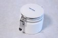 Photo4: Tea Caddy Japanese tea container ZERO JAPAN ceramics 50g white (4)