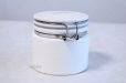 Photo2: Tea Caddy Japanese tea container ZERO JAPAN ceramics 50g white (2)