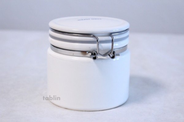 Photo2: Tea Caddy Japanese tea container ZERO JAPAN ceramics 50g white