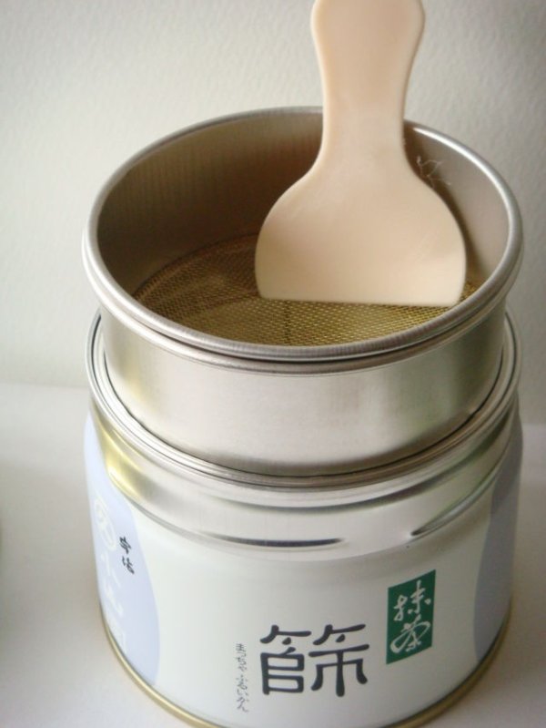 Photo2: Tea Caddy Matcha soroe steel container matcha furui kan