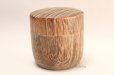 Photo2: Tea Caddy Japanese fired wood Matcha container Natsume natural wood size:40g (2)