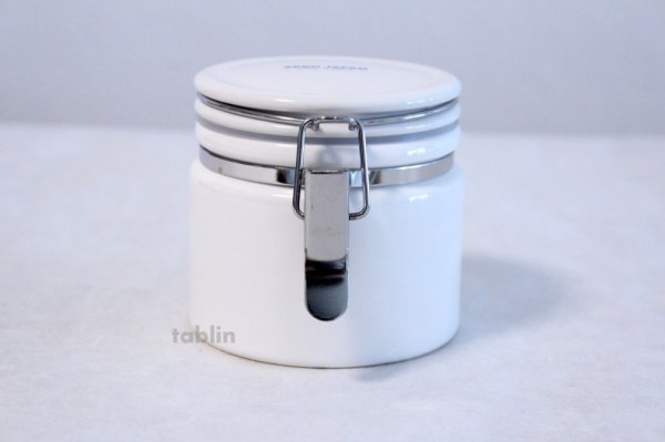 Photo3: Tea Caddy Japanese tea container ZERO JAPAN ceramics 50g white