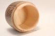 Photo5: Tea Caddy Japanese fired wood Matcha container Natsume natural wood size:40g (5)
