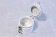 Photo5: Tea Caddy Japanese tea container ZERO JAPAN ceramics 50g white (5)