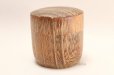 Photo1: Tea Caddy Japanese fired wood Matcha container Natsume natural wood size:40g (1)