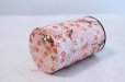 Photo2: Tea Caddy Japanese paper tea container Sakura M (2)