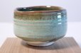 Photo3: Mino yaki ware Japanese tea bowl Ryokusai chawan Matcha Green Tea Tea  (3)