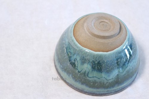 Other Images1: Mino yaki ware Japanese tea bowl Aoshino kyo tei chawan Matcha Green Tea 