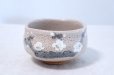 Photo2: Mino yaki ware Japanese tea bowl Sakura ume kibo chawan Matcha Green Tea  (2)