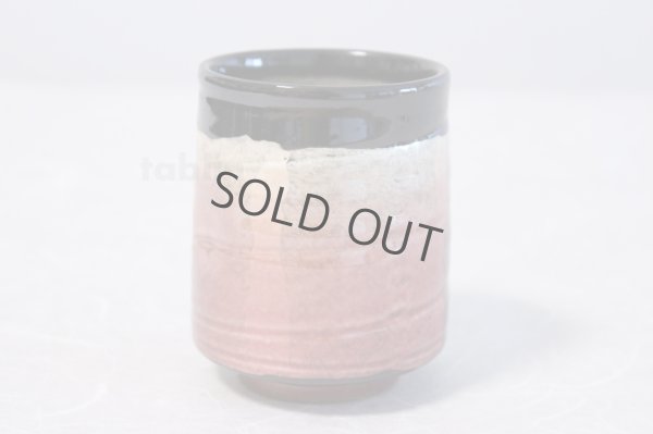 Photo4: Kutani Porcelain Yunomi Ginsai blue red haku m3 Japanese tea cup (set of 2)