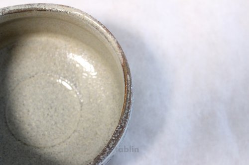 Other Images1: Minoyaki ware tea bowl Hai gray glaze kibo san Japanese chawan tea ceremony 