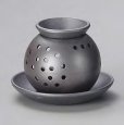 Photo1: Tokoname ware Japanese green tea aroma Tea Incense Burner Haien (1)