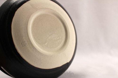 Other Images1: Japanese pottery Kensui Bowl for Used tea leaves, Tea ceremony glaze nagashi  