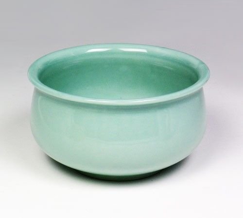 Other Images2: Japanese pottery Kensui Bowl for Used tea leaves, Tea ceremony blue glaze Izumi