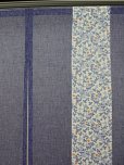 Photo1: Noren Japanese Echizen curtain Sarasa flower W85cm x H150cm (1)