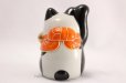 Photo3: Japanese Lucky Cat Kutani yaki ware Porcelain Maneki Neko Panda  (3)