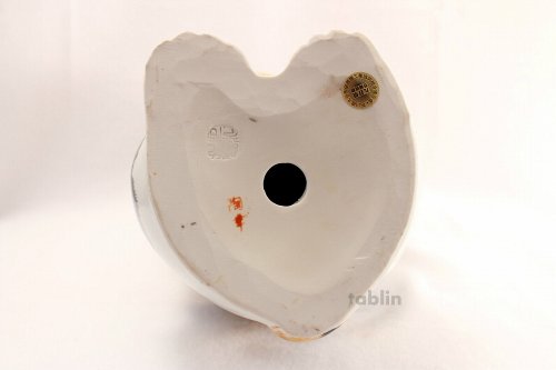 Other Images2: Japanese Lucky Cat Kutani yaki ware Porcelain Maneki Neko mikeneko H27.5cm