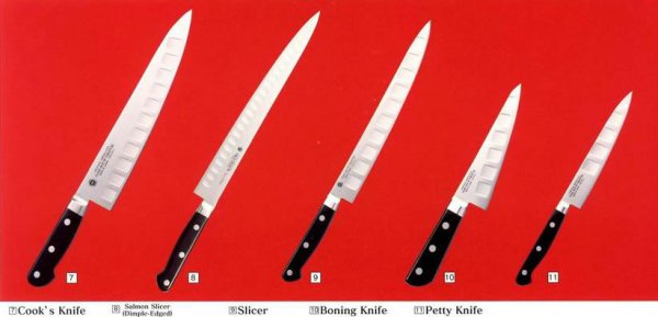 Photo2: SAKAI TAKAYUKI Japanese Dimple knife Grand Chef SP BOHLER-UDDEHOLM Sweden steel Gyuto, Slicer, Petty, Boning any type