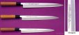 Photo5: SAKAI TAKAYUKI Japanese knife Yasuki White-2 steel With Carving Dragon Sashimi