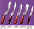 Photo1: SAKAI TAKAYUKI Japanese knife 17 Layers hemmered Damascus steel Sugihara model (1)