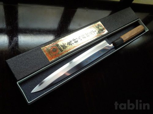 Other Images3: SAKAI TAKAYUKI Japanese knife INOX Hakugin Mirror Finish Sashimi Yanagiba