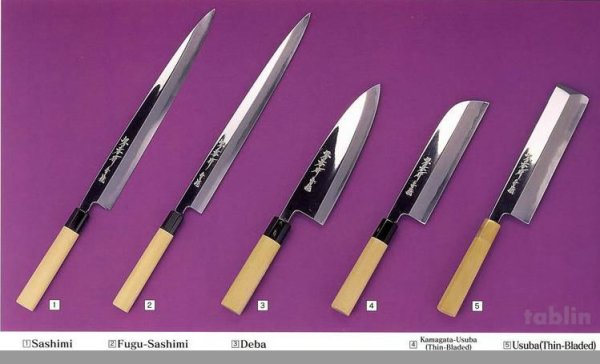 Photo11: SAKAI TAKAYUKI Japanese knife Aonikou Kyoumen Mirror Finish Yasuki Sashimi