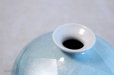 Photo5: Kutani ware Ginsai blue rokugo High Quality Japanese vase H15.2cm (5)