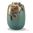 Photo2: Kutani yaki ware natume Owl gold High Quality Japanese vase ,H24.5cm (2)