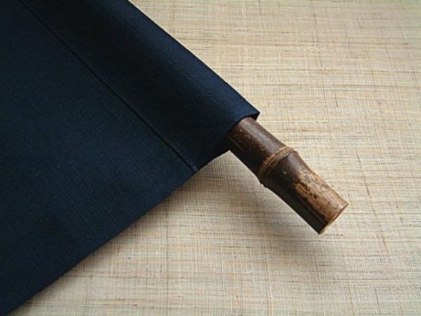 Photo7: Kyoto Noren SB Japanese batik door curtain Ryuu Dragon blue 85cm x 150cm