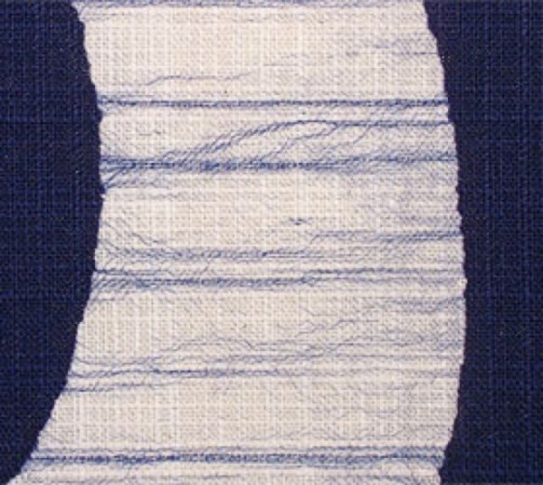 Photo2: Kyoto Noren SB Japanese batik door curtain Onsen HotSpring n.blue 85cm x 120cm